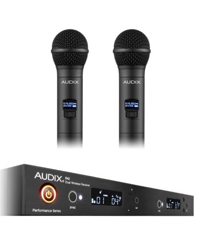 Microfon vocal cu receptor AUDIX - AP42 OM5A, negru - 2