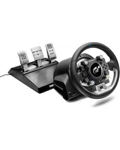 Volan cu pedale Thrustmaster - T-GT II EU, pentru PC/PS5/PS4, negru - 1