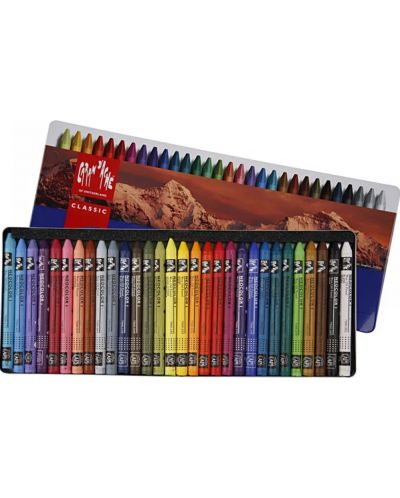 Creioane de ceară Caran d'Ache Neocolor I - 30 de culori, cutie metalică - 3