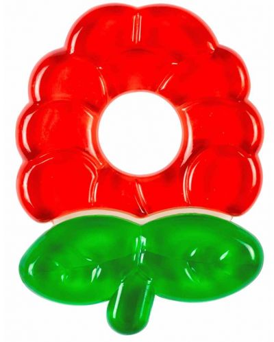 Jucărie pentru dentiție pe apă Wee Baby - Funny Colored,  strugure - 1