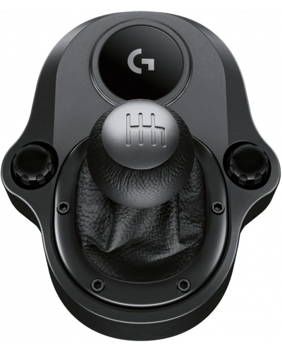 Volan cu pedale Logitech - G923 Shifter Combo, PS4/PS5/PC, negru
