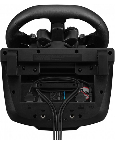 Volan cu pedale Logitech - G923 Shifter Combo, PS4/PS5/PC, negru