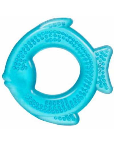 Jucărie pentru dentiție pe apă Wee Baby - Pește albastru - 1