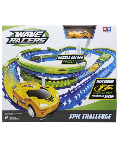 Pista Wave Racers - Epic Challenge, cu masina cu senzor de miscare - 3