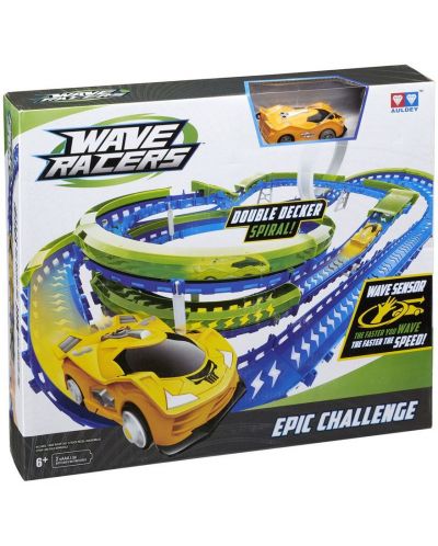 Pista Wave Racers - Epic Challenge, cu masina cu senzor de miscare - 1