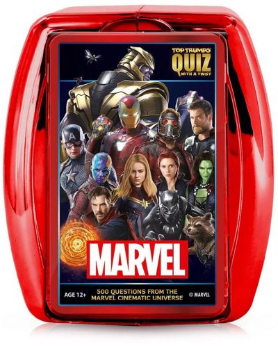 Joc cu carti Top Trumps Quiz - Marvel Cinematic Universe	 - 1