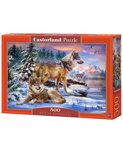 Puzzle Castorland de 500 piese - Lupi de basm - 1