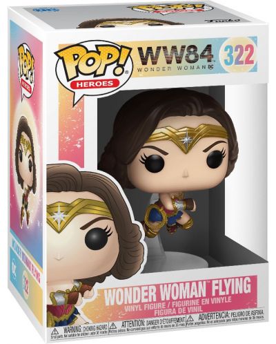 Figurina Funko POP! Heroes: Wonder Woman 1984 - Wonder Woman Flying, #322 - 2