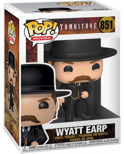 Figurina Funko Pop! Movies: Tombstone - Wyatt Earp, #851 - 2