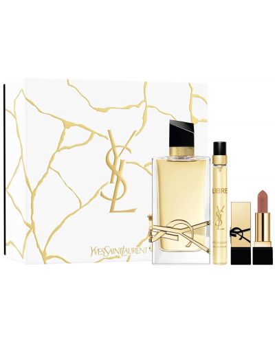 Yves Saint Laurent Set cadou - Apă de parfum Libre, 90 + 10 ml, și Ruj, 1.3 ml - 1