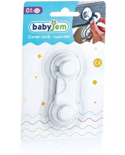 Încuietoare de siguranță BabyJem pentru dulapuri - Alb - 7