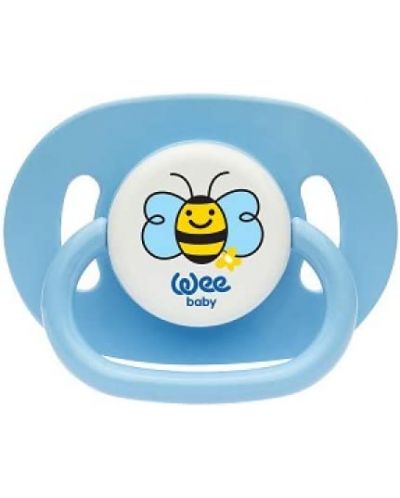 Suzetă Wee Baby - Oval, 0-6 luni, albastră - 1