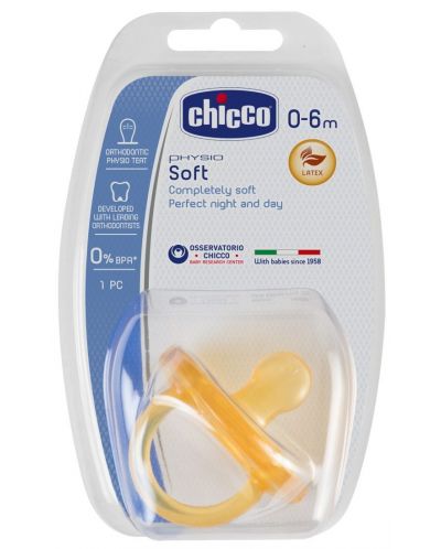 Set suzete Chicco -Physio Soft, latex, 0-6 luni - 1