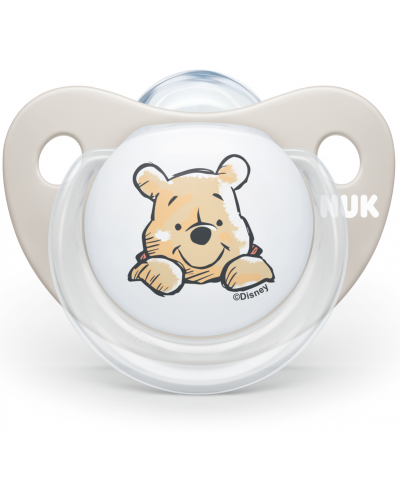 Suzeta din silicon cu cutie NUK - Disney, Winnie the Pooh, 6-18 luni - 1