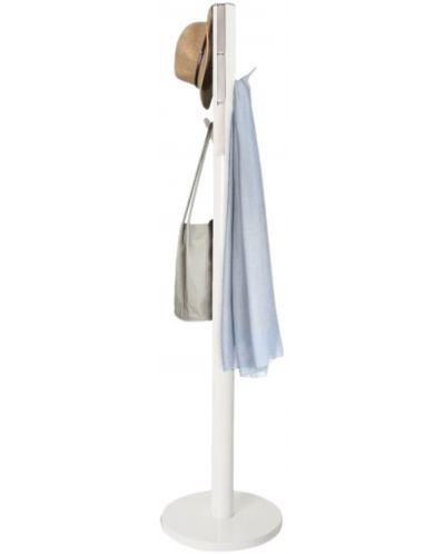 Cuier pentru haine Umbra - Flapper, 40 x 40 x 168 cm, alb - 2