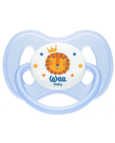Suzetă Wee Baby - Fluture, 6-18 luni, Leu - 1