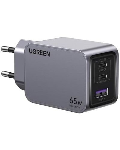 Încărcător Ugreen - X755 Nexode Pro, USB-A/C, 65W, gri