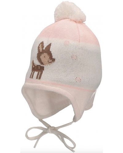 Pălărie de iarnă pentru bebeluși Sterntaler - Bambi, 49 cm, 12-18 luni - 1