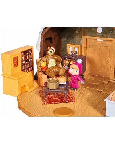 Set de joaca Simba Toys Masha si Ursul - Casa de iarna a ursului - 3