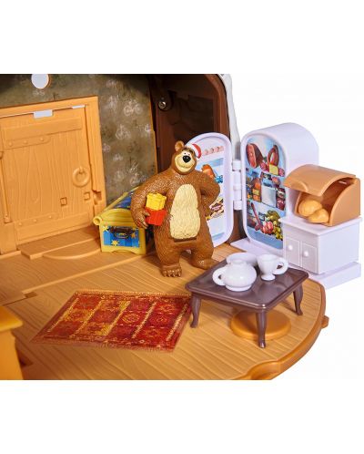 Set de joaca Simba Toys Masha si Ursul - Casa de iarna a ursului - 5