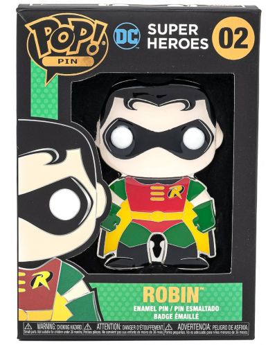 Insigna Funko POP! DC Comics: Batman - Robin (DC Super Heroes) #02 - 3