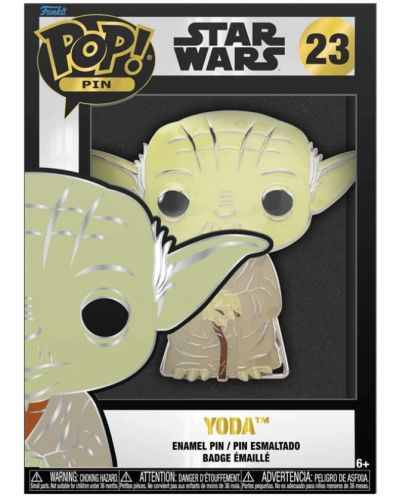 Insigna Funko POP! Movies: Star Wars - Yoda #23 - 4