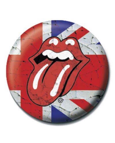 Insigna Pyramid - Rolling Stones (Worn Union Jack) - 1