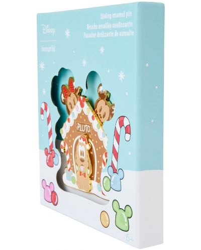 Insigna Loungefly Disney: Mickey and Friends - Gingerbread Pluto House - 5