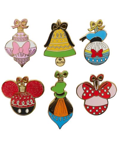 Insigna Loungefly Disney: Mickey Mouse - Mickey and Friends Ornaments (asortiment) - 1