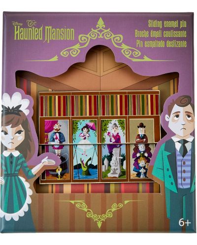 Insigna Loungefly Disney: The Haunted Mansion - Sliding Portraits - 6