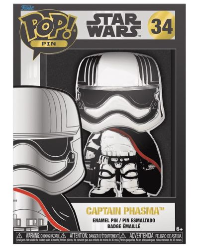 Insigna Funko POP! Movies: Star Wars - Captain Phasma #34 - 3