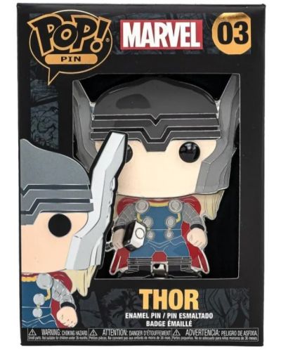 Funko POP! Marvel: Răzbunătorii - insigna Thor #03 - 3