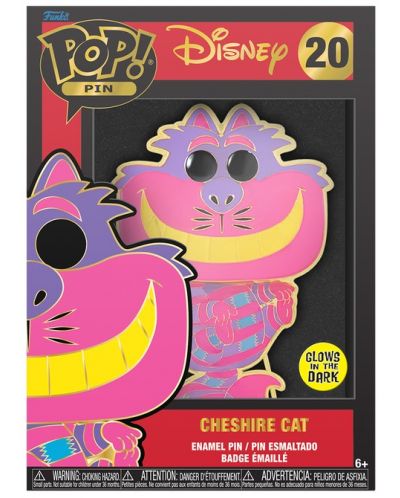 Funko POP! Disney: Alice în Țara Minunilor - insigna Cheshire Cat #20 - 4