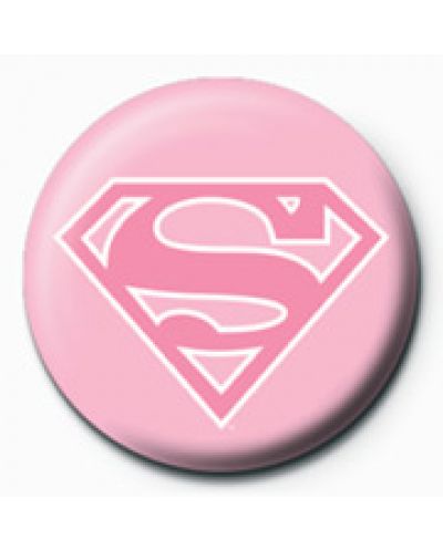 Insigna Pyramid - Supergirl (Pink Logo) - 1