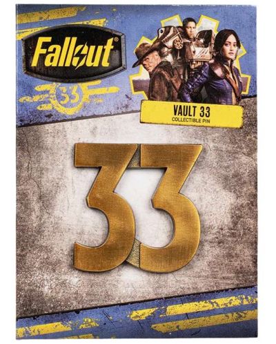 Insignă DEVPlus Games: Fallout - Vault 33 - 3