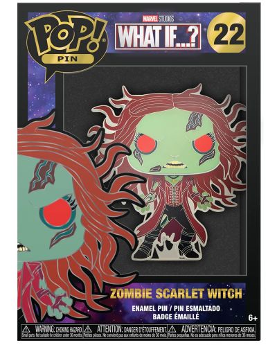 Funko POP! Marvel: Ce se întâmplă dacă...? - Zombie Scarlet Witch (Strălucește în întuneric) #22 - 3