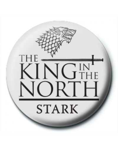 Insigna Pyramid -  Game of Thrones (King in the North) - 1