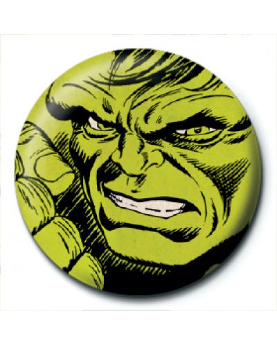 Insigna Pyramid - Marvel Retro (Hulk Face) - 1