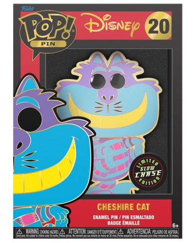 Funko POP! Disney: Alice în Țara Minunilor - insigna Cheshire Cat #20 - 6