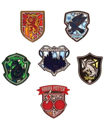 Insigna Loungefly Movies: Harry Potter - Stained Glass Blind Box - 1