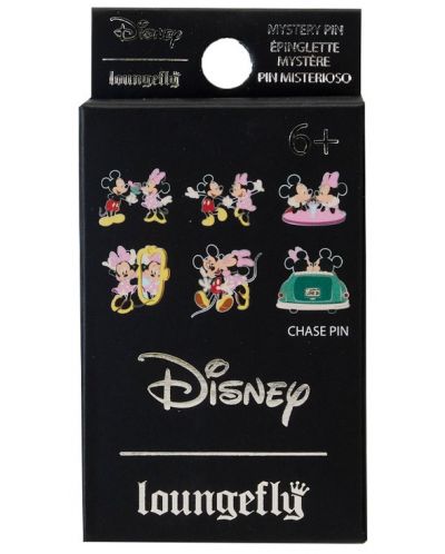 Insigna Loungefly Disney: Mickey Mouse - Date Night (sortiment) - 2