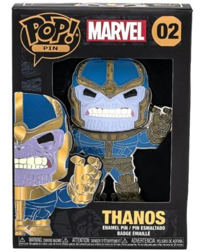 Funko POP! Marvel: Gardienii Galaxiei - insigna Thanos #02 - 3