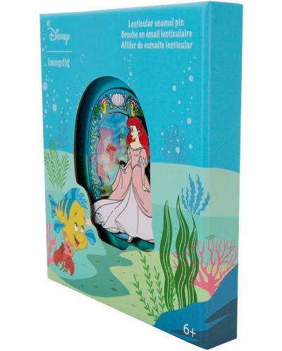 Insigna Loungefly Disney: The Little Mermaid - Lenticular Princess - 5