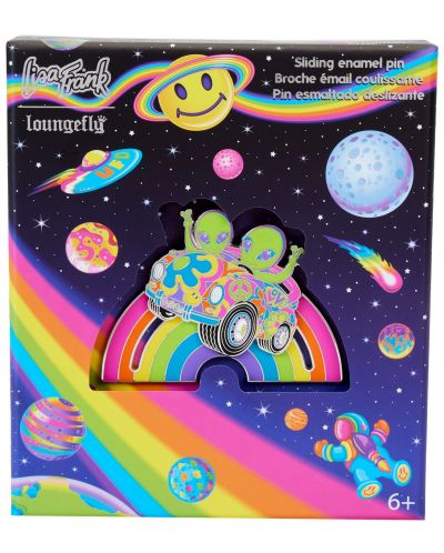 Insigna Loungefly Art: Lisa Frank - Zoomer & Zorbit - 1