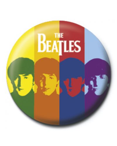 Insigna Pyramid -  The Beatles (Stripes) - 1