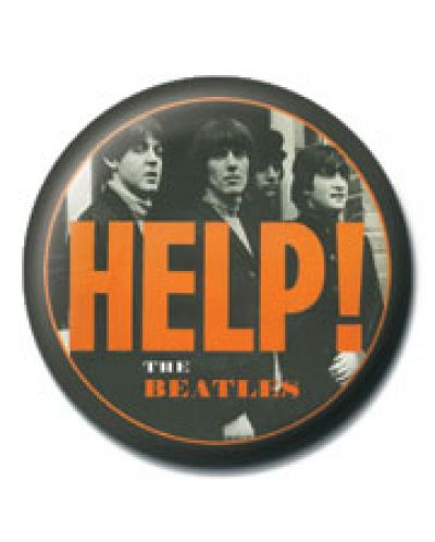 Insigna Pyramid -  The Beatles (Orange Help) - 1