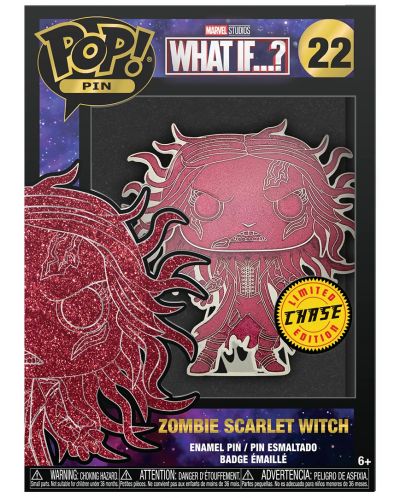 Funko POP! Marvel: Ce se întâmplă dacă...? - Zombie Scarlet Witch (Strălucește în întuneric) #22 - 5