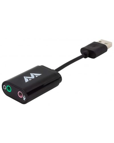 Placă de sunet Antlion Audio - USB Sound Card, neagră - 1