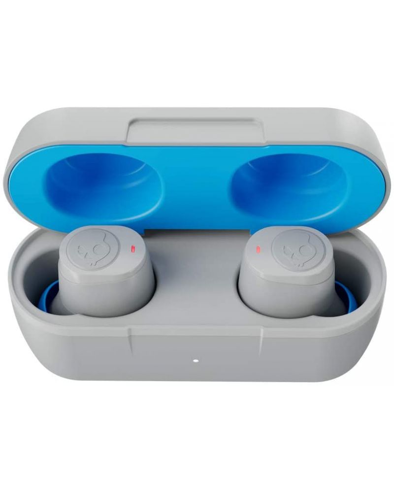 Casti wireless cu microfon Skullcandy - Jib True, TWS, gri/albastre