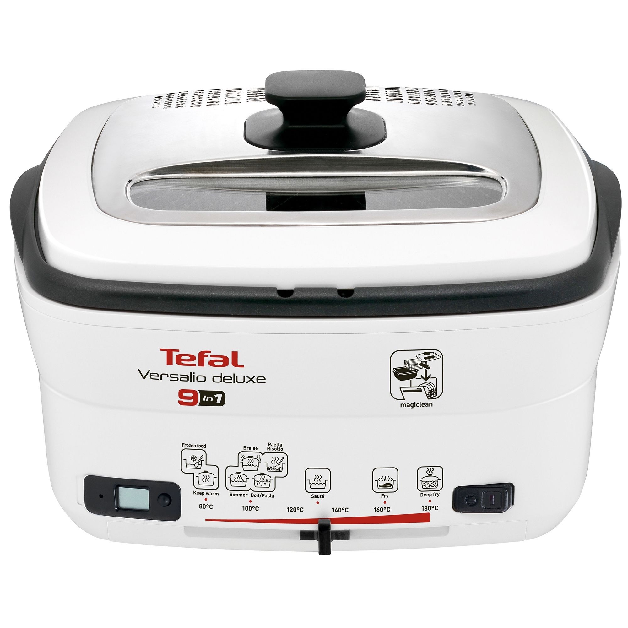 Multicooker Tefal - FR495070, 1600W, 6 programe, alb - imagine 1